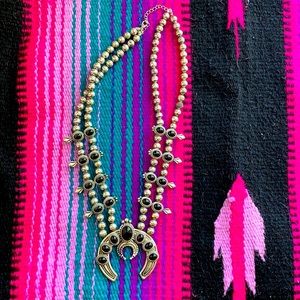 Squash blossom necklace